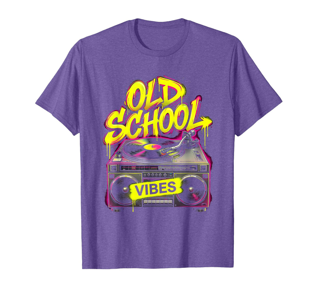 Old School Vibes Hip Hop T-Shirt - Custom Art Print for Adults - T-Shirt, Sweatshirt, Hoodie