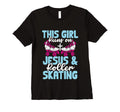 Rollerskate This Runs Jesus And Roller T-Shirt - Minimalist Print Unisex - T-Shirt, Sweatshirt, Hoodie