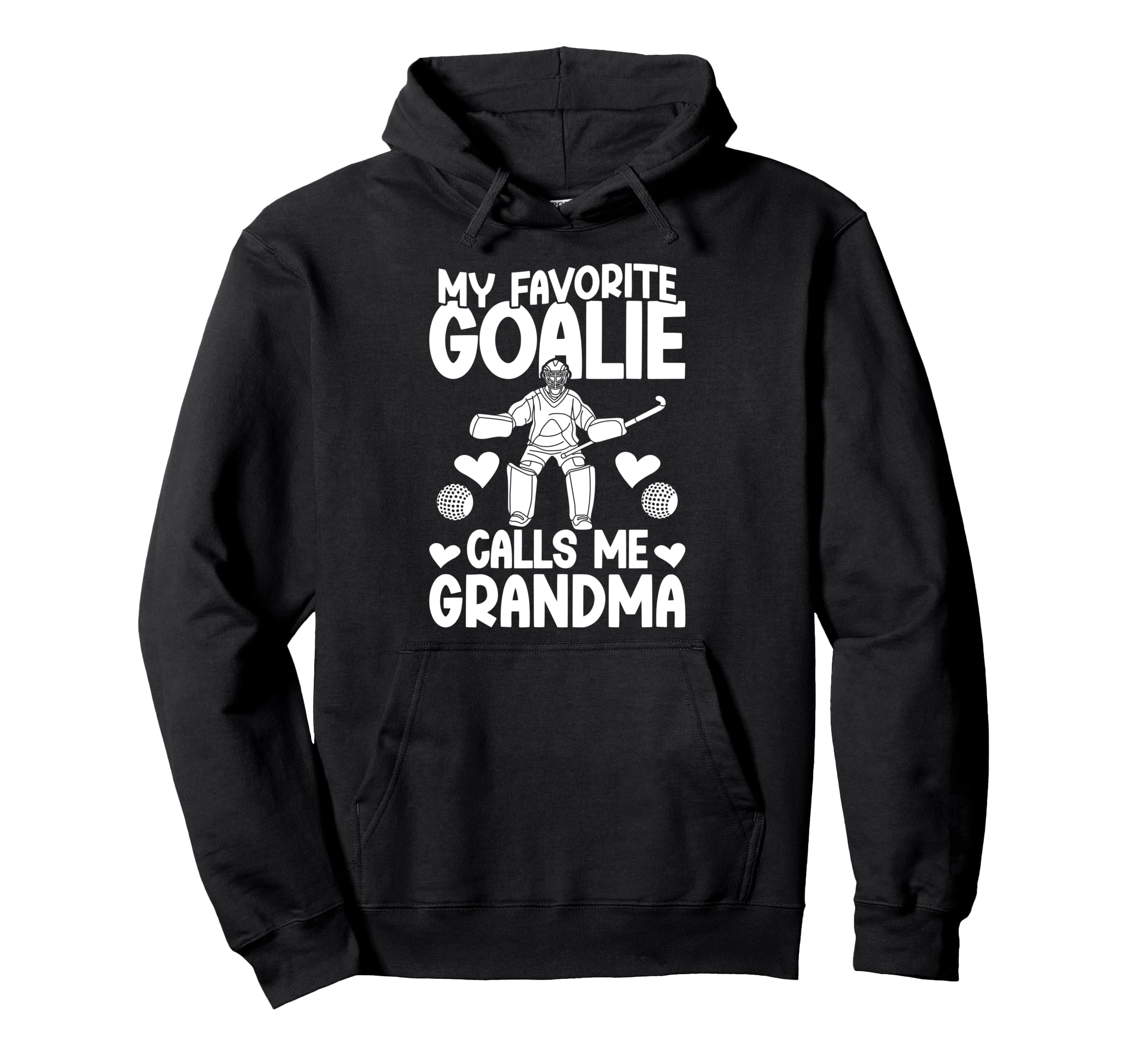 Field Hockey Goalie Grandma Field Hoodie - Minimalist Print Men Women - T-Shirt, Sweatshirt, Hoodie