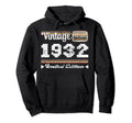 90Th Birthday Cassette Tape 1932 Hoodie - Aesthetic Graphic for Adults - T-Shirt, Sweatshirt, Hoodie