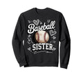 Baseball Sister Heart Doodle Game Sweatshirt - Minimalist Print for Adults - T-Shirt, Sweatshirt, Hoodie