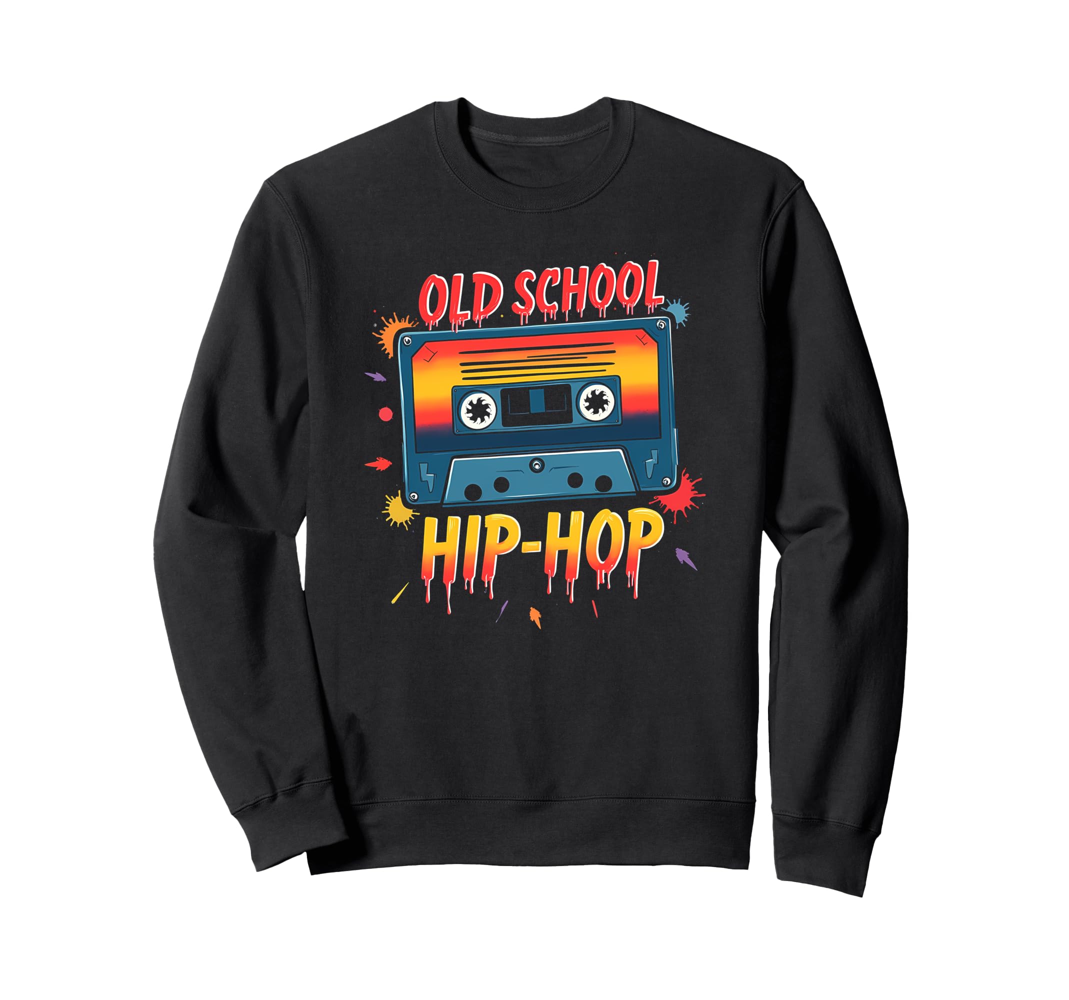 Exciting Old School Hiphop Cassette Sweatshirt - Streetwear Style Men Women - T-Shirt, Sweatshirt, Hoodie