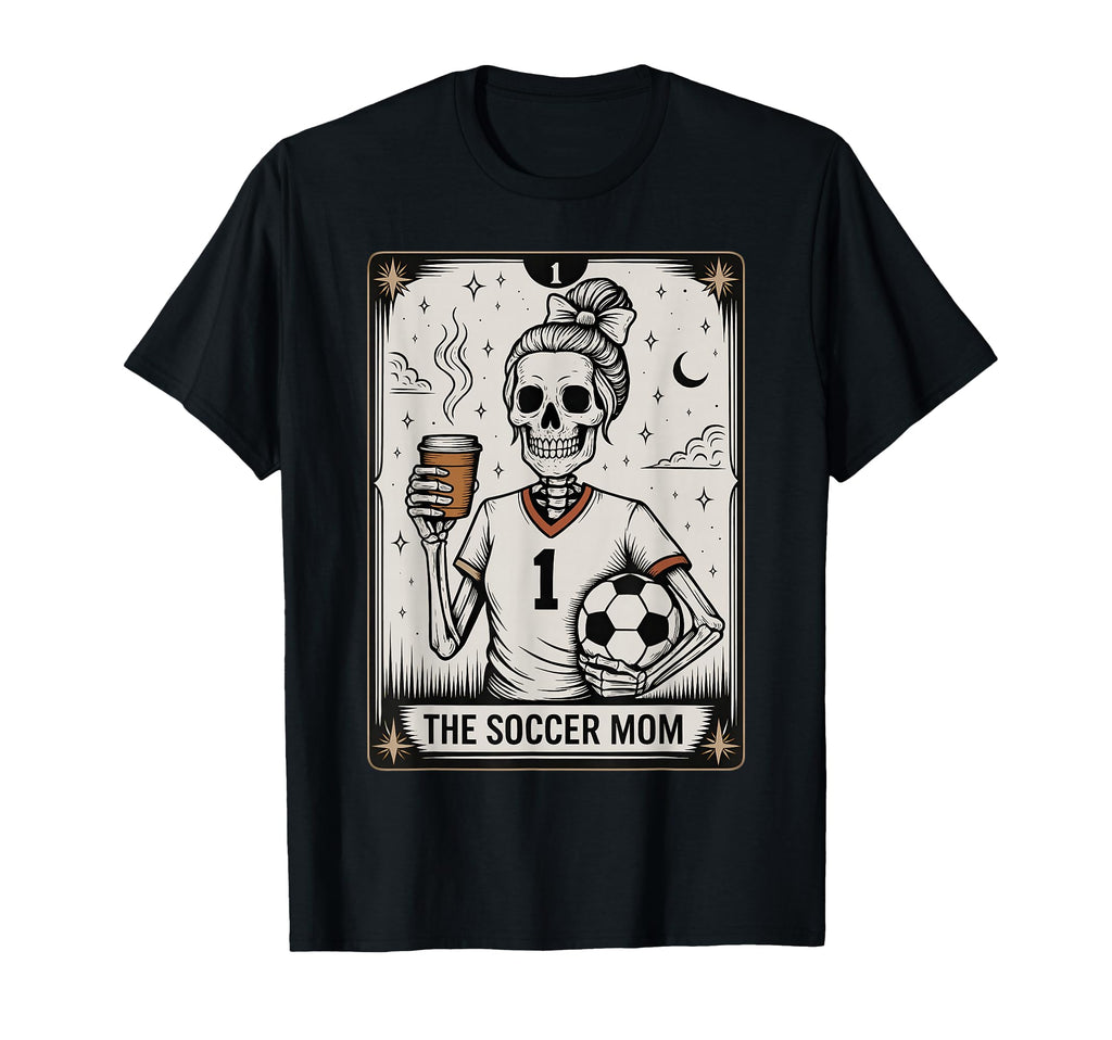Soccer Mom Tarot Card Halloween T-Shirt - Fun Novelty Design for Adults - T-Shirt, Sweatshirt, Hoodie
