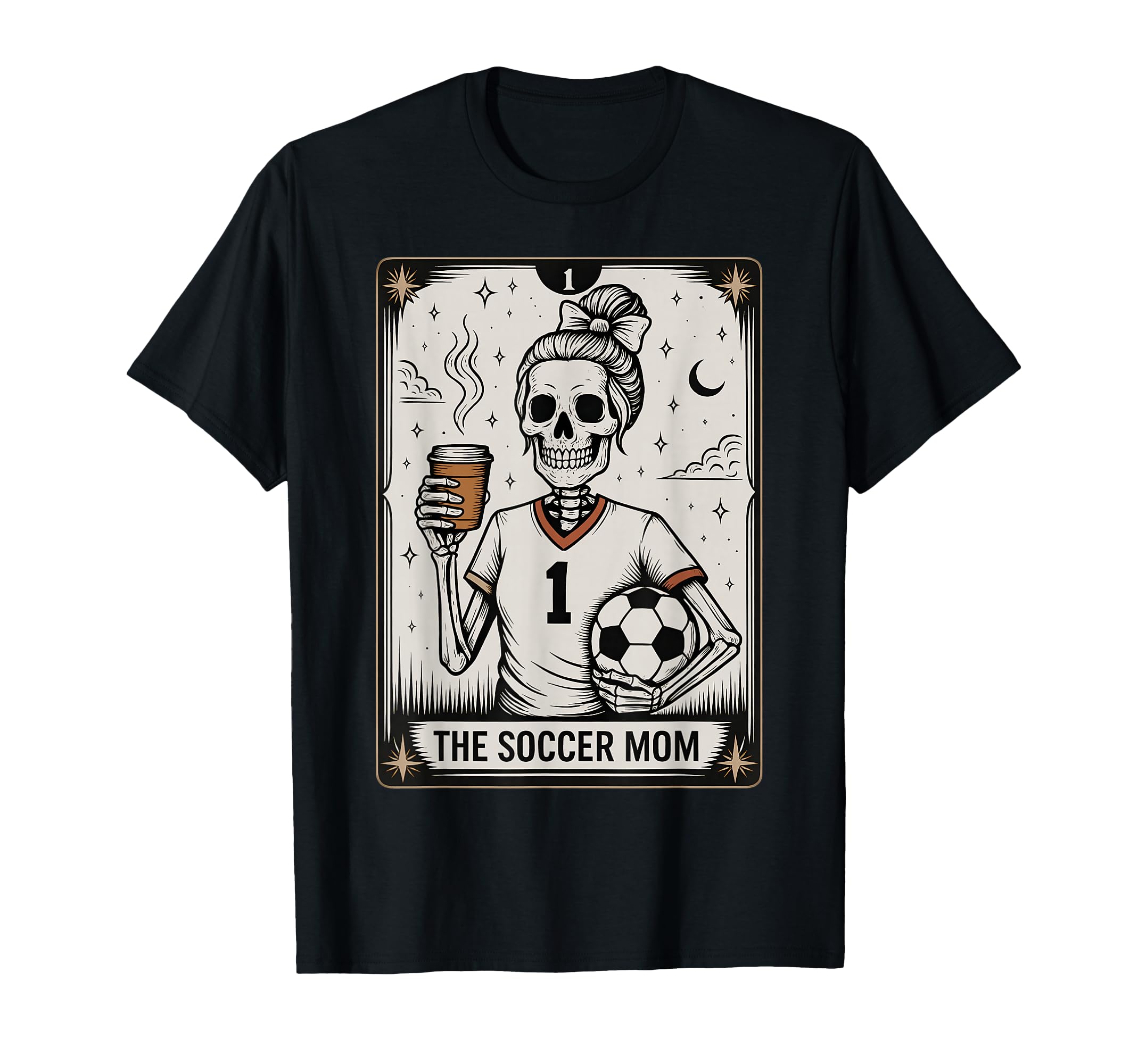 Soccer Mom Tarot Card Halloween T-Shirt - Fun Novelty Design for Adults - T-Shirt, Sweatshirt, Hoodie