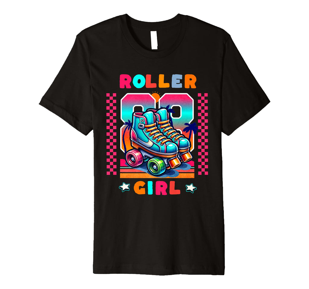 Roller Sunset Beach Skating Vibe T-Shirt - Trendy Graphic for Adults - T-Shirt, Sweatshirt, Hoodie