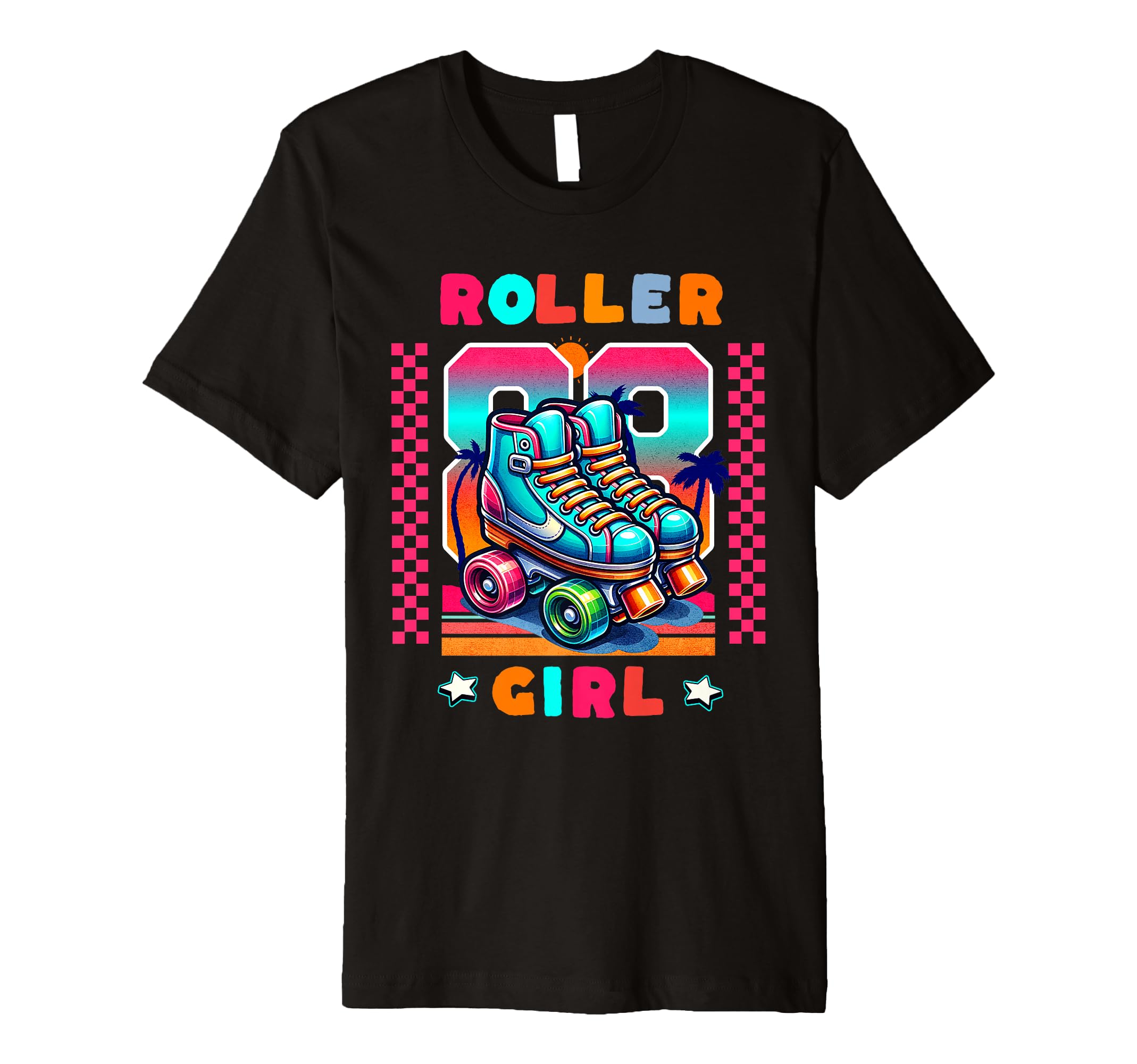 Roller Sunset Beach Skating Vibe T-Shirt - Trendy Graphic for Adults - T-Shirt, Sweatshirt, Hoodie