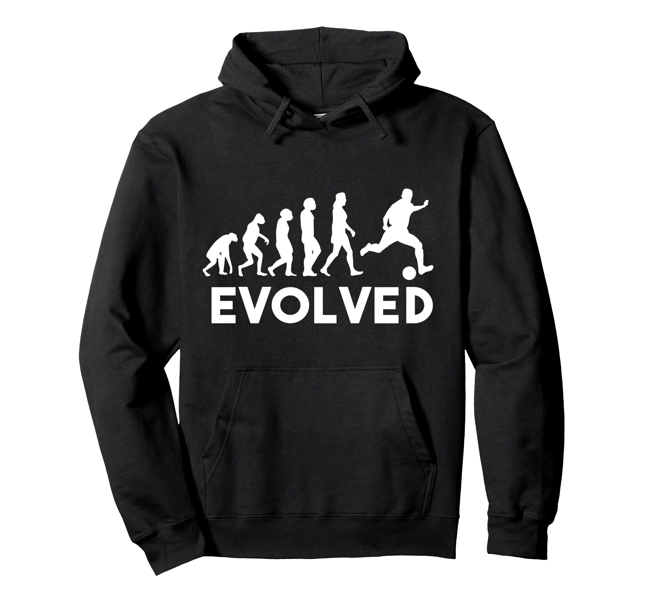 Evolved Soccer Goalie Soccer Player Hoodie - Unique Graphic for Adults - T-Shirt, Sweatshirt, Hoodie