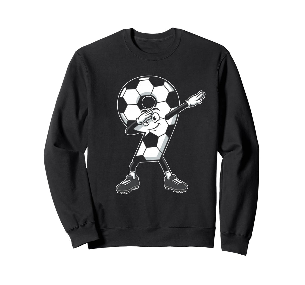 9Th Birthday 9 Year Old Soccer Birthday Sweatshirt - Trendy Graphic Unisex - T-Shirt, Sweatshirt, Hoodie