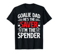 Funny Hockey Goalie Dad Ice Hockey T-Shirt - Aesthetic Graphic Men Women - T-Shirt, Sweatshirt, Hoodie