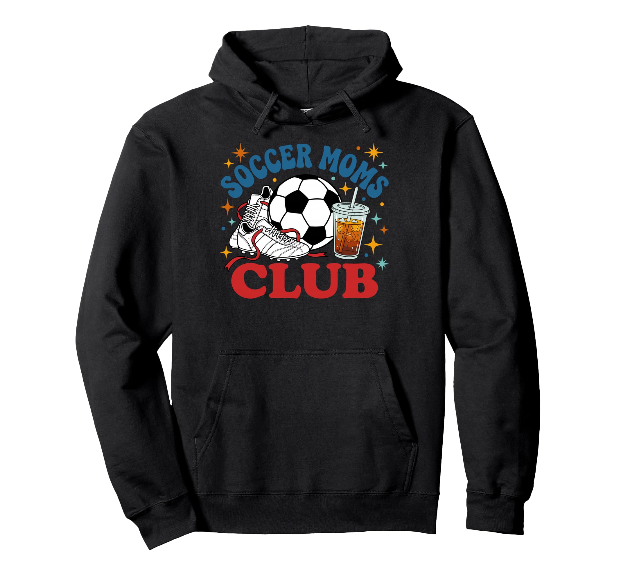 Soccer Moms Club Fun Game Day Soccer Hoodie - Custom Art Print Men Women - T-Shirt, Sweatshirt, Hoodie
