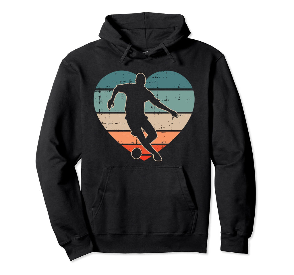 Soccer Player Heart Valentines Day Hoodie - Minimalist Print Men Women - T-Shirt, Sweatshirt, Hoodie