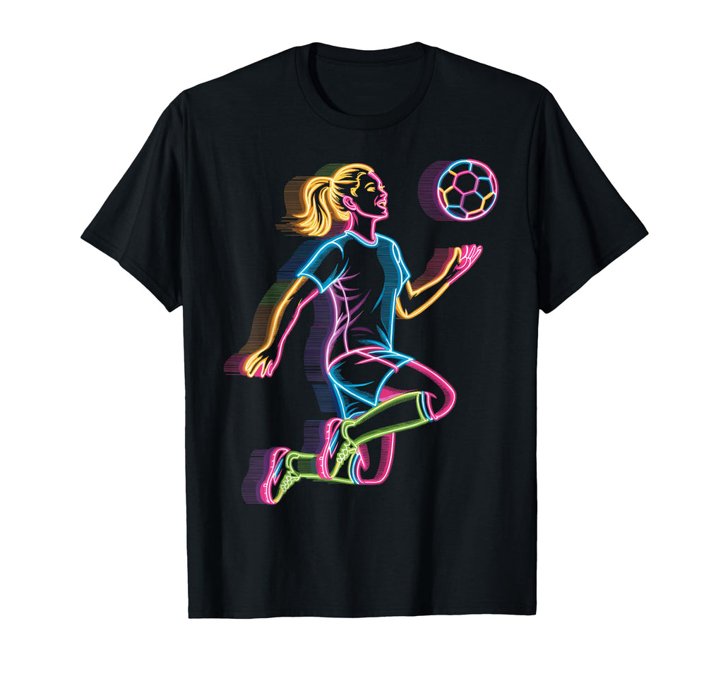 Colorful Funny Soccer Fan Dad Mom Game T-Shirt - Trendy Graphic for Adults - T-Shirt, Sweatshirt, Hoodie