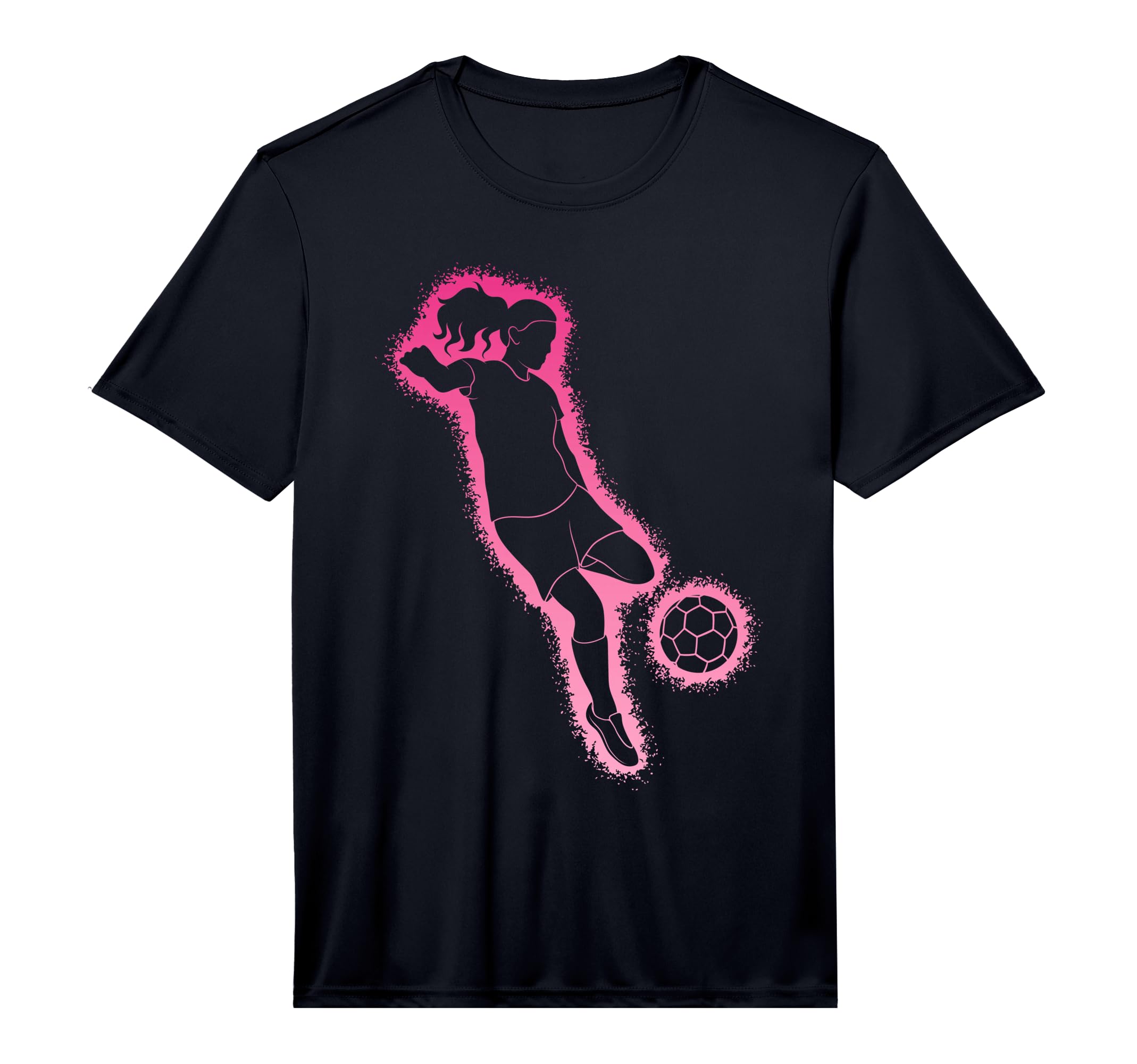 Soccer Silhouette Footballer Sport T-Shirt - Minimalist Print Unisex - T-Shirt, Sweatshirt, Hoodie