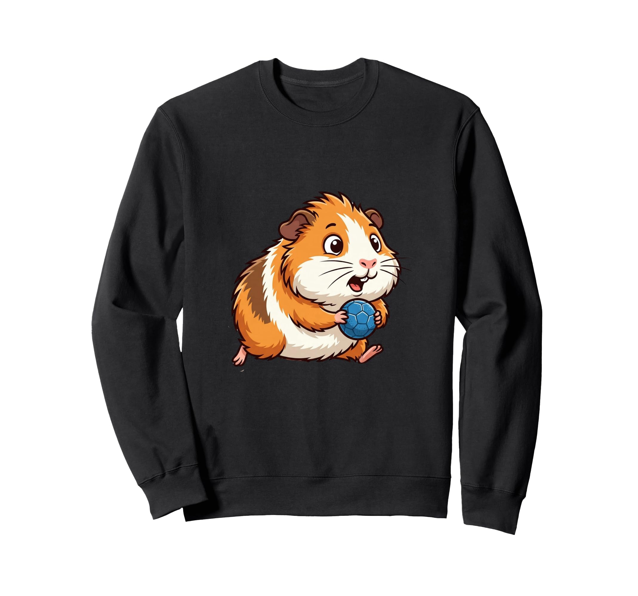 Guinea Pig Soccer Player Kawaii Sweatshirt - Fun Novelty Design for Adults - T-Shirt, Sweatshirt, Hoodie