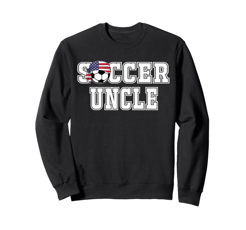 Soccer Uncle Bandana Flag Ball Player Sweatshirt - Graphic Print Men Women - T-Shirt, Sweatshirt, Hoodie