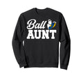 Ball Aunt Heart Volleyball Soccer Sweatshirt - Fun Novelty Design Unisex - T-Shirt, Sweatshirt, Hoodie