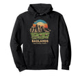 Badlands National Park Bison Sunset Hoodie - Streetwear Style for Adults - T-Shirt, Sweatshirt, Hoodie