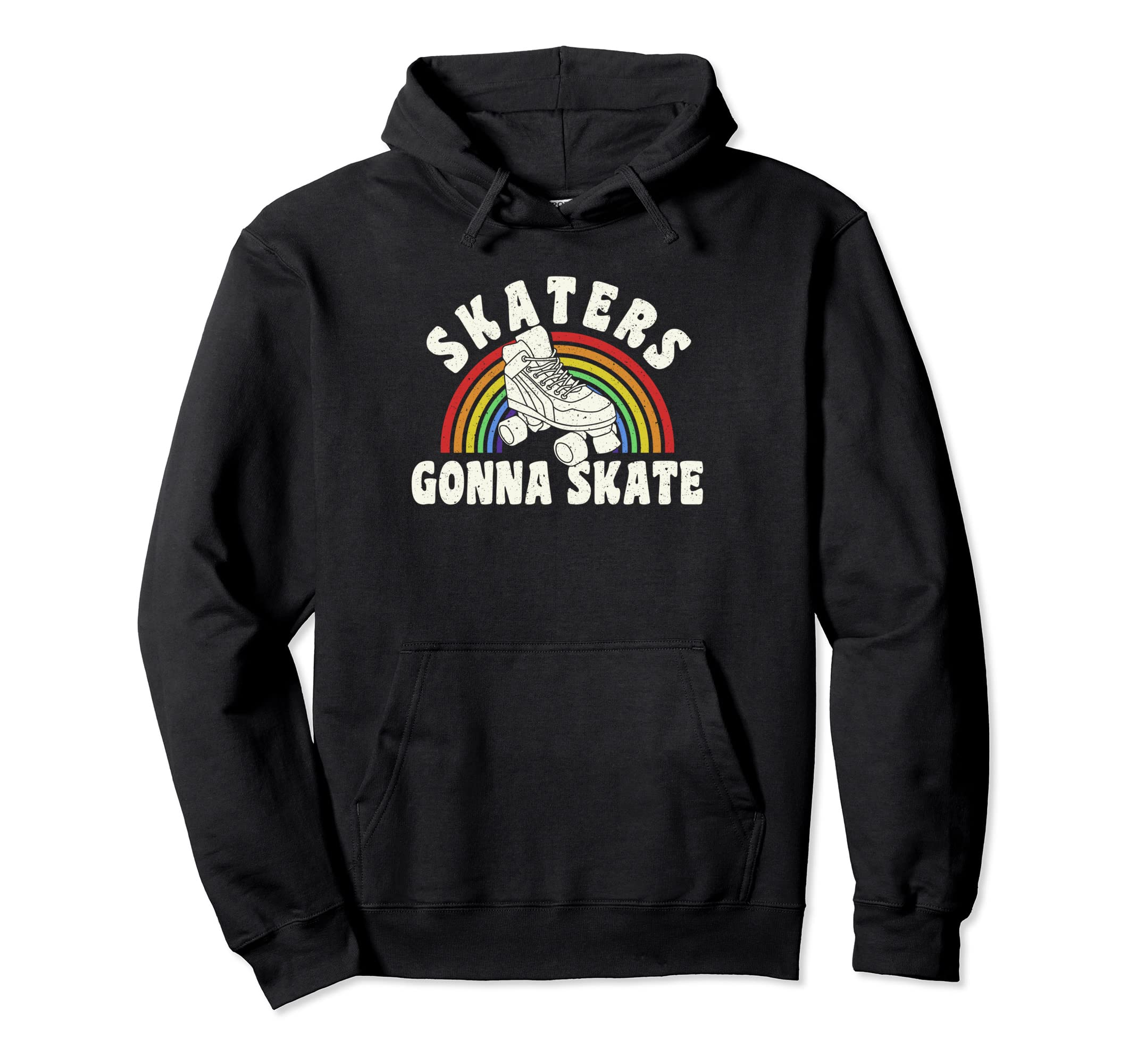 Skaters Gonna Skate Roller Derby Hoodie - Minimalist Print Men Women - T-Shirt, Sweatshirt, Hoodie