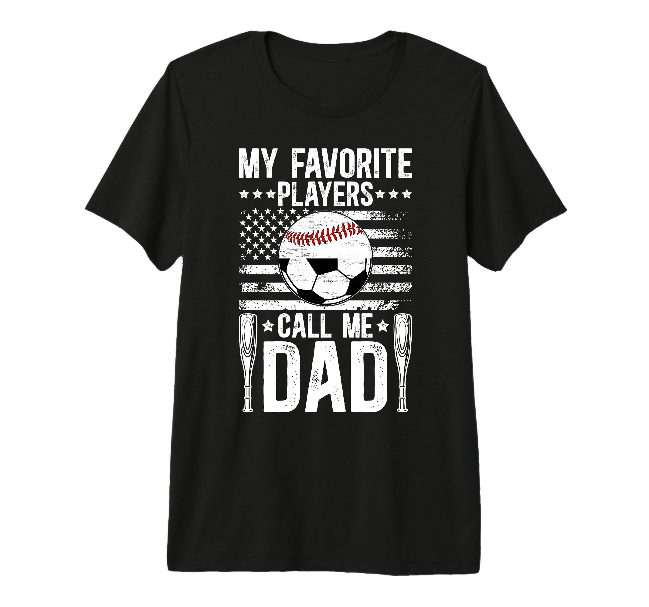 Mens My Favorite Players Call Me Dad T-Shirt - Unique Graphic Men Women - T-Shirt, Sweatshirt, Hoodie