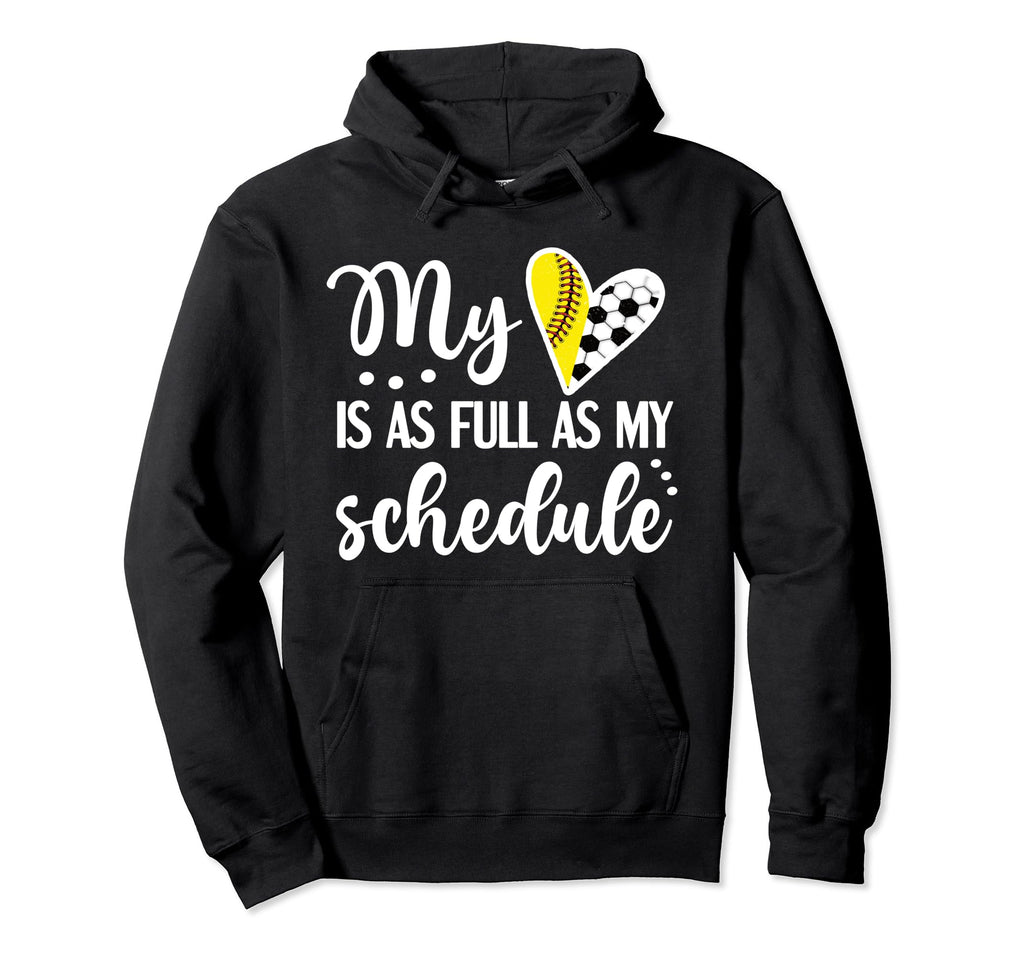 Ball Mom Proud Softball Soccer Player Hoodie - Unique Graphic for Adults - T-Shirt, Sweatshirt, Hoodie