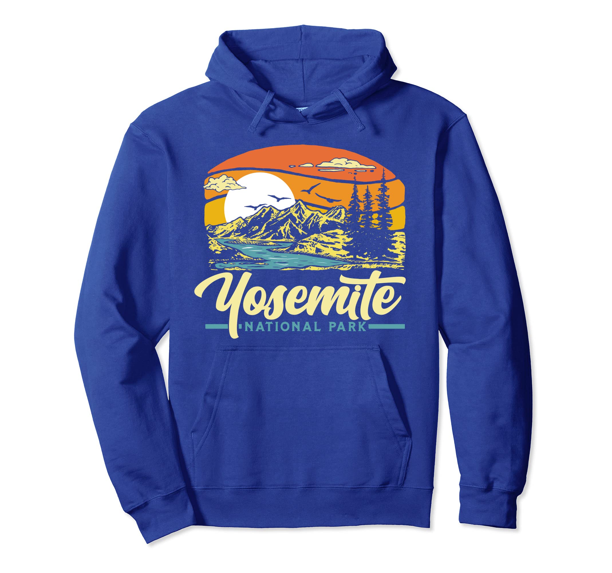 Yosemite National Park 80S California Hoodie - Streetwear Style Men Women - T-Shirt, Sweatshirt, Hoodie