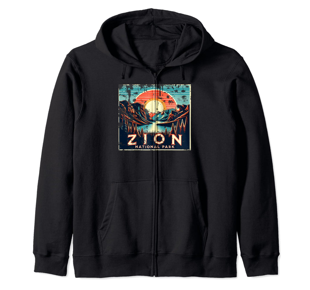 Zion National Park Utah Usa Outdoor Sweatshirt - Novelty Apparel Men Women - T-Shirt, Sweatshirt, Hoodie