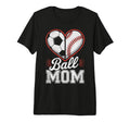 Soccer Baseball Ball Mom Soccer Player T-Shirt - Unique Graphic Men Women - T-Shirt, Sweatshirt, Hoodie