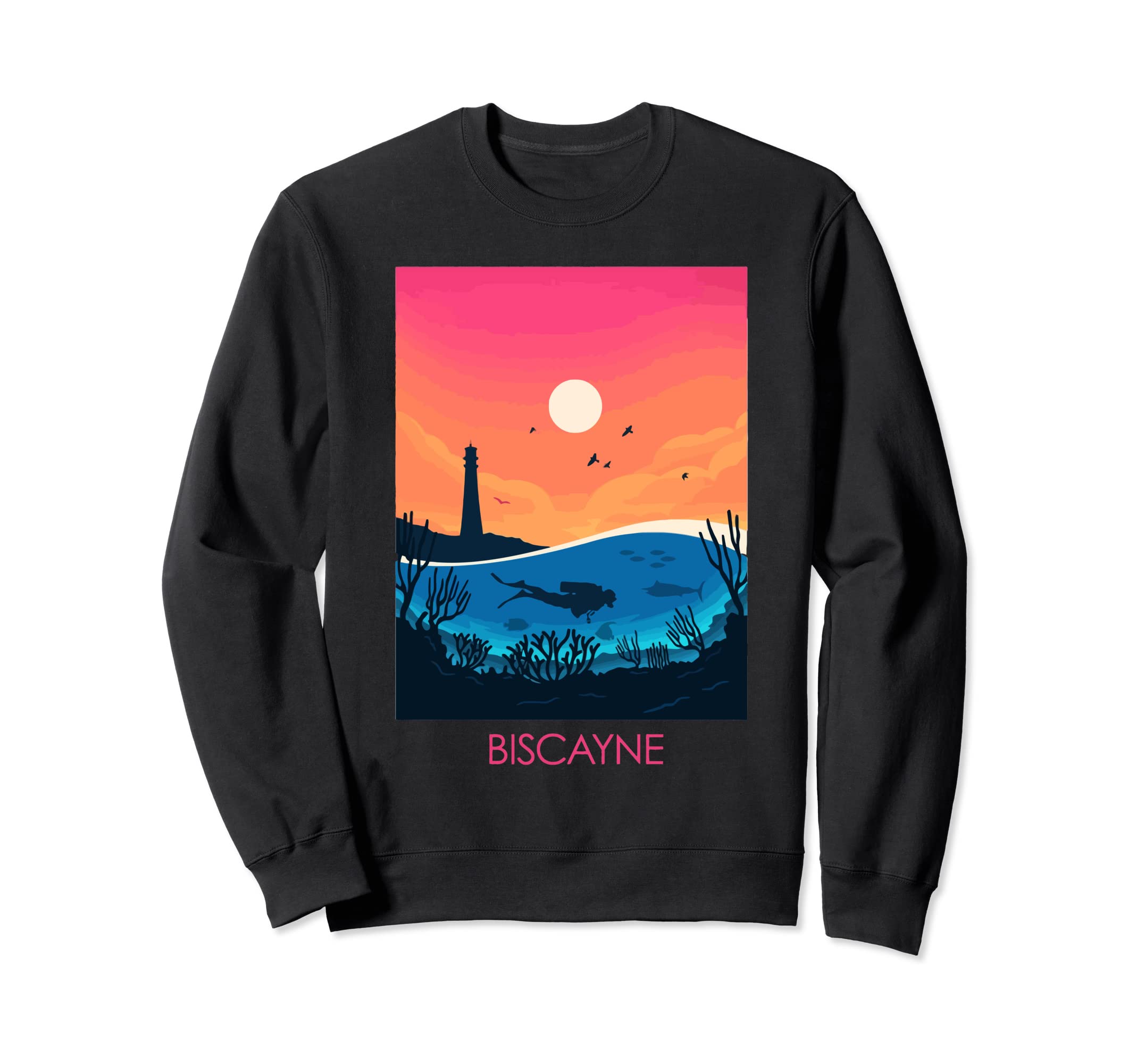 Biscayne National Park Florida Keys Sweatshirt - Custom Art Print Men Women - T-Shirt, Sweatshirt, Hoodie