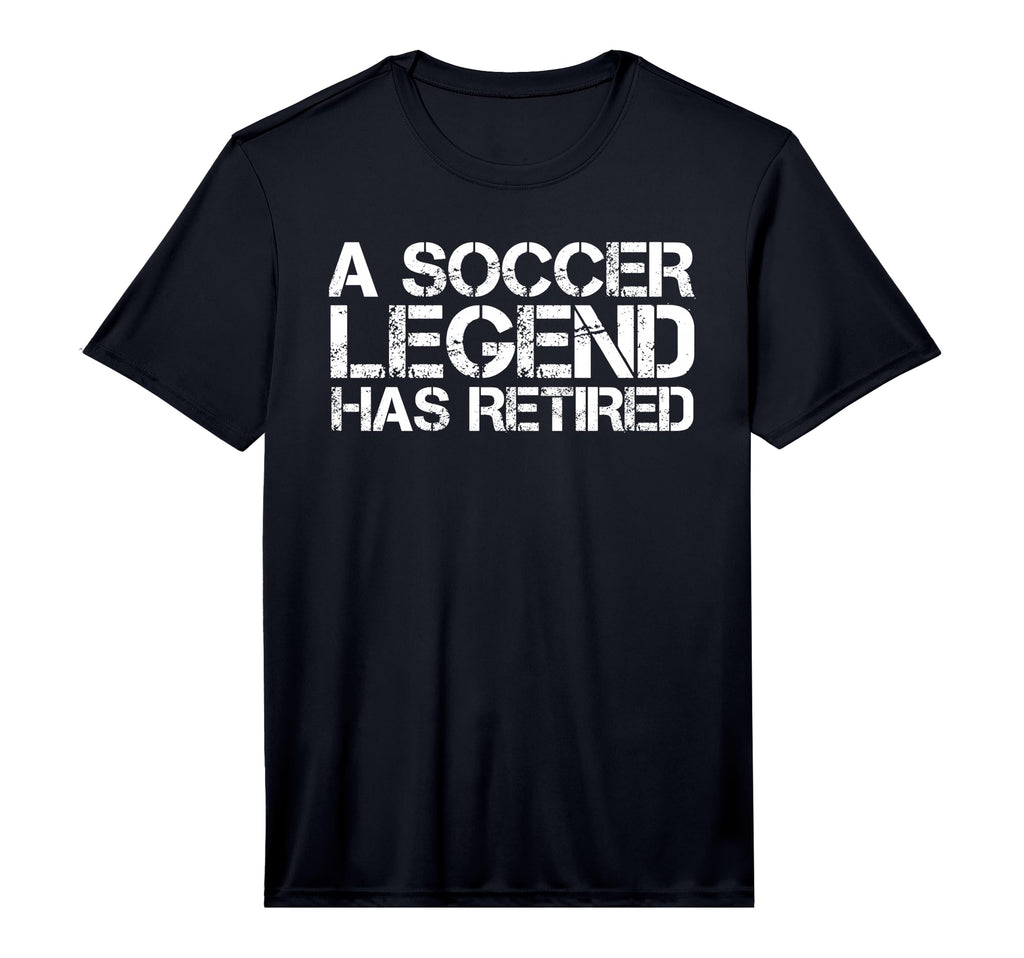 Soccer Legend Has Retired Funny T-Shirt - Minimalist Print Men Women - T-Shirt, Sweatshirt, Hoodie