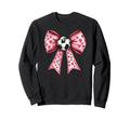 Soccer Valentines Day Coquette Sweatshirt - Casual Everyday Wear Men Women - T-Shirt, Sweatshirt, Hoodie