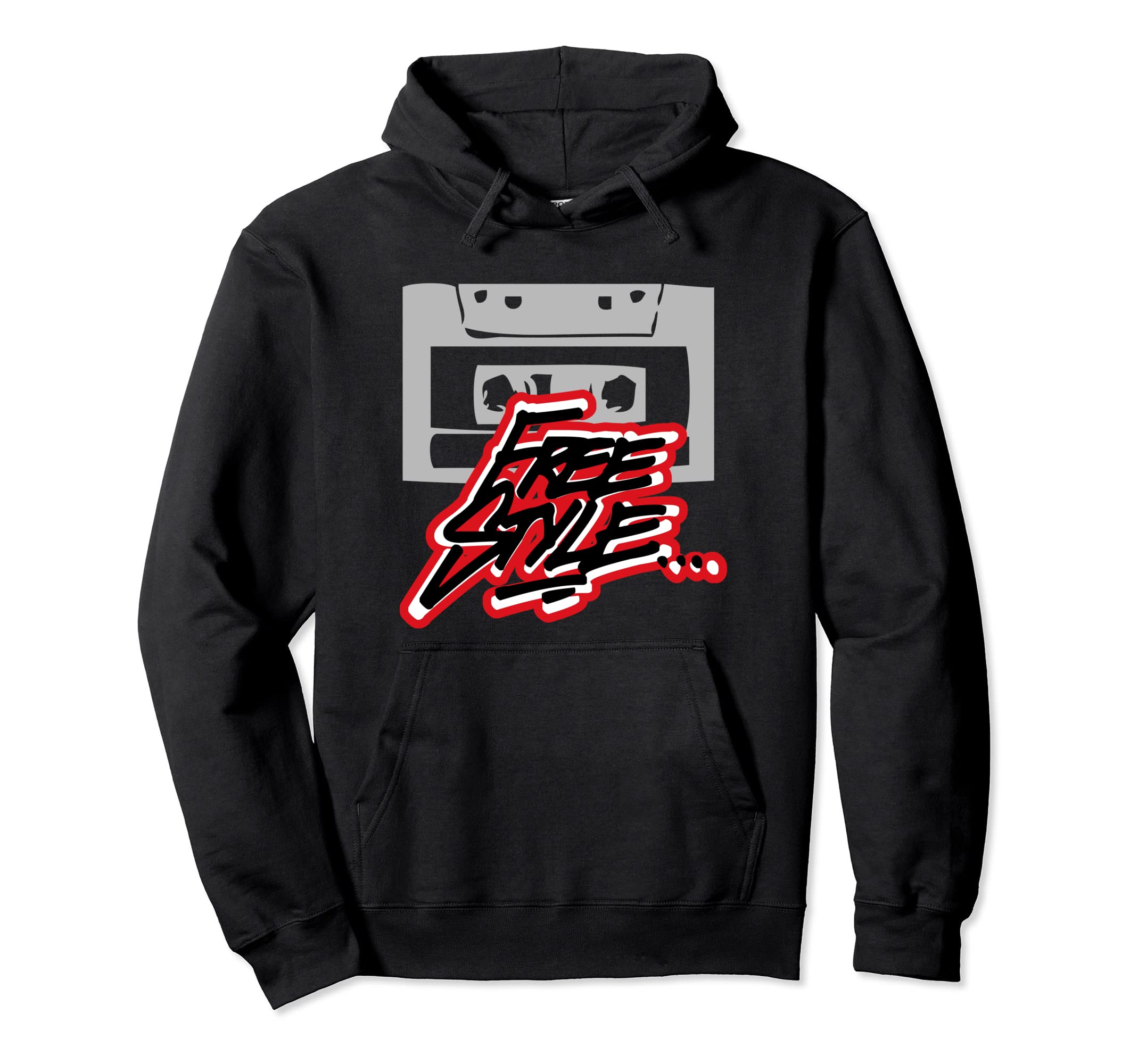 Freestyle Graffiti Cassette Hip Hop Hoodie - Novelty Apparel for Adults - T-Shirt, Sweatshirt, Hoodie
