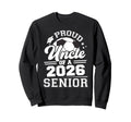 Proud Uncle 2026 Senior Soccer Sweatshirt - Unique Graphic Unisex - T-Shirt, Sweatshirt, Hoodie