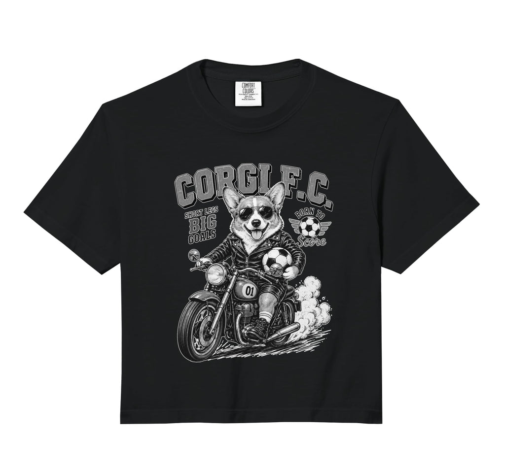 Pembroke Welsh Corgi Motorbike Love T-Shirt - Aesthetic Graphic Unisex - T-Shirt, Sweatshirt, Hoodie
