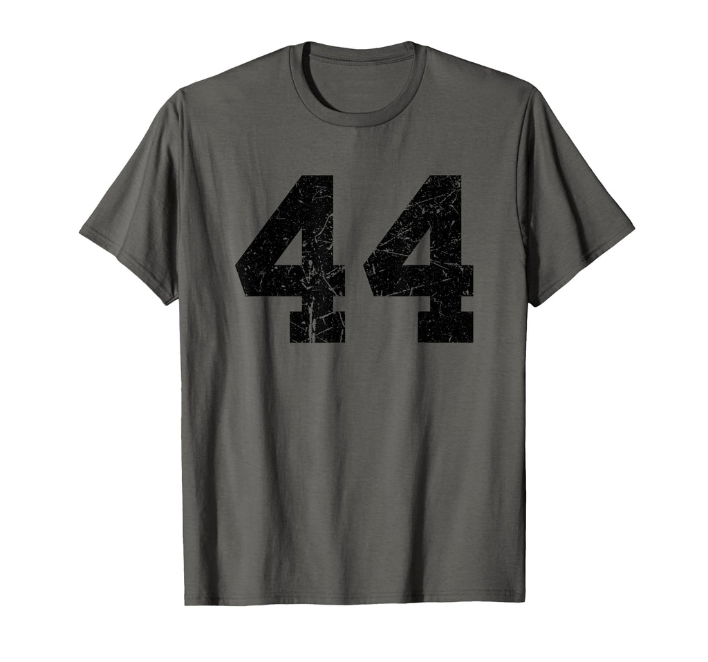 Number 44 Sport Black Distressed Varsity T-Shirt - Streetwear Style Unisex - T-Shirt, Sweatshirt, Hoodie
