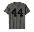 Number 44 Sport Black Distressed Varsity T-Shirt - Streetwear Style Unisex - T-Shirt, Sweatshirt, Hoodie