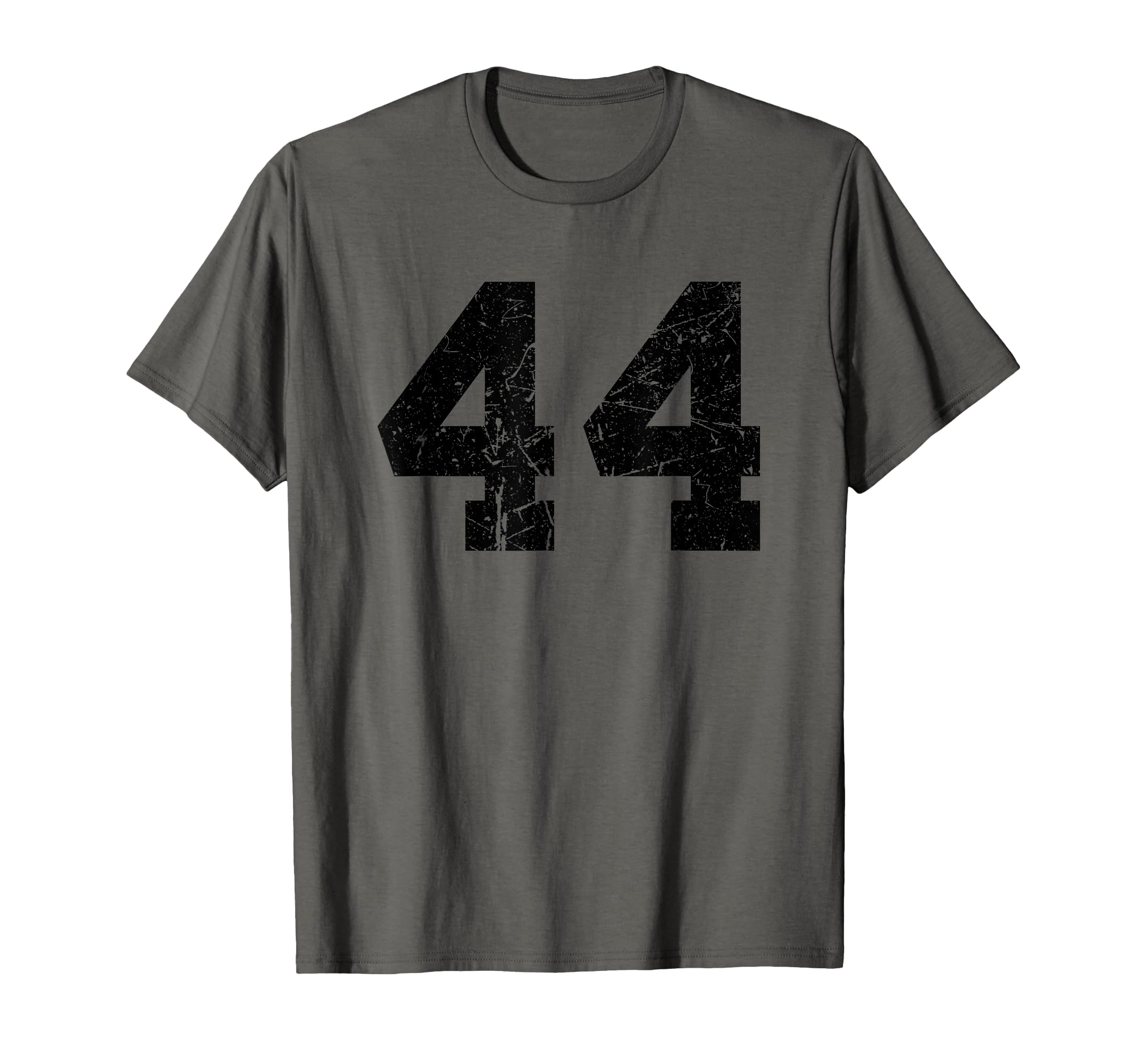 Number 44 Sport Black Distressed Varsity T-Shirt - Streetwear Style Unisex - T-Shirt, Sweatshirt, Hoodie