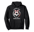 Living Life Sidelines Soccer Hoodie - Aesthetic Graphic Unisex - T-Shirt, Sweatshirt, Hoodie