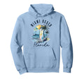 Miami Beach Florida Surf Surf Beach Hoodie - Minimalist Print for Adults - T-Shirt, Sweatshirt, Hoodie
