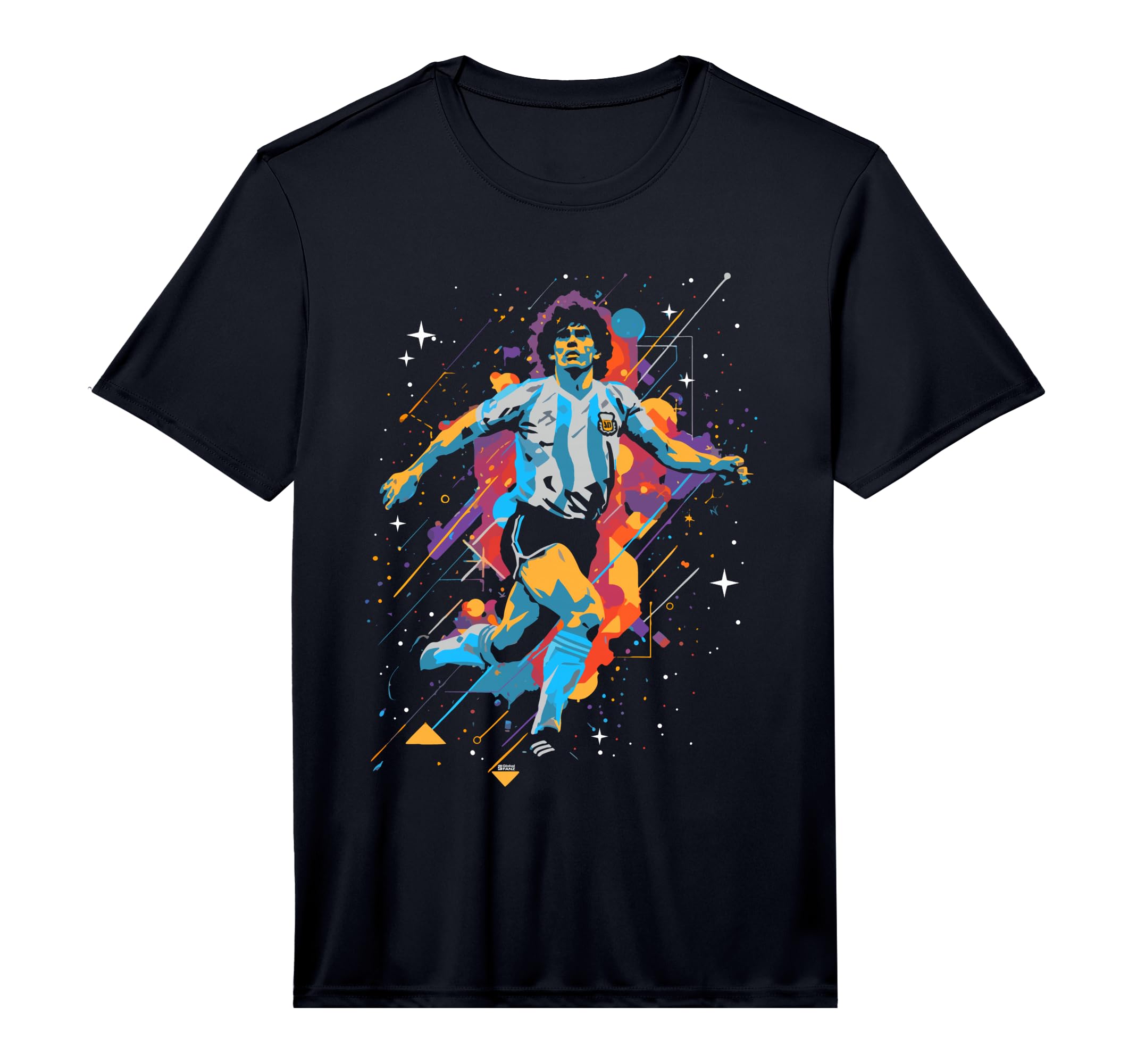 Diego Maradona Cosmic Football Legend T-Shirt - Trendy Graphic for Adults - T-Shirt, Sweatshirt, Hoodie