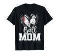 Ball Mom Baseball Soccer Mom Mothers T-Shirt - Unique Graphic for Adults - T-Shirt, Sweatshirt, Hoodie