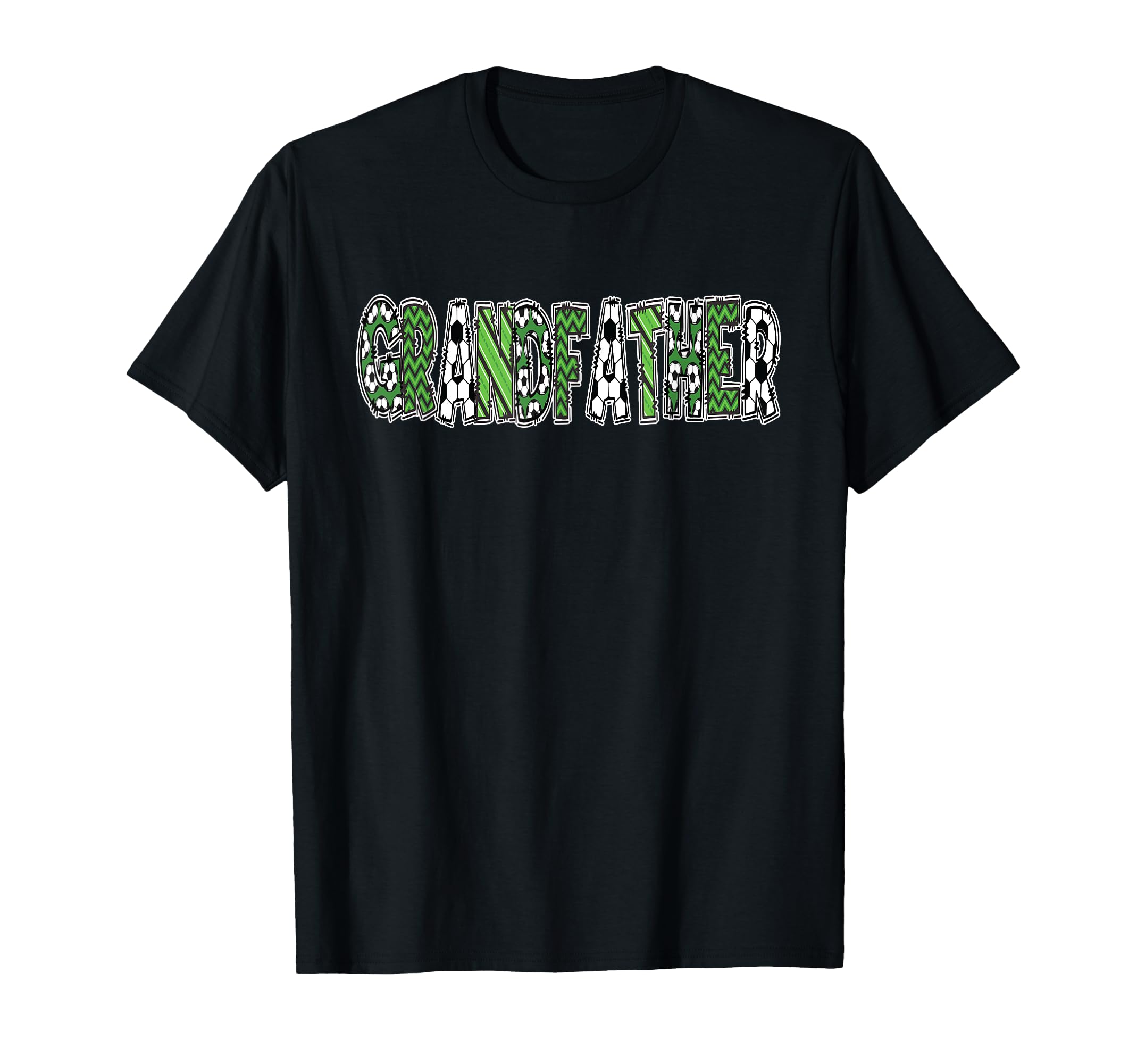 Soccer Grandpa Grandfather Birthday T-Shirt - Custom Art Print Men Women - T-Shirt, Sweatshirt, Hoodie