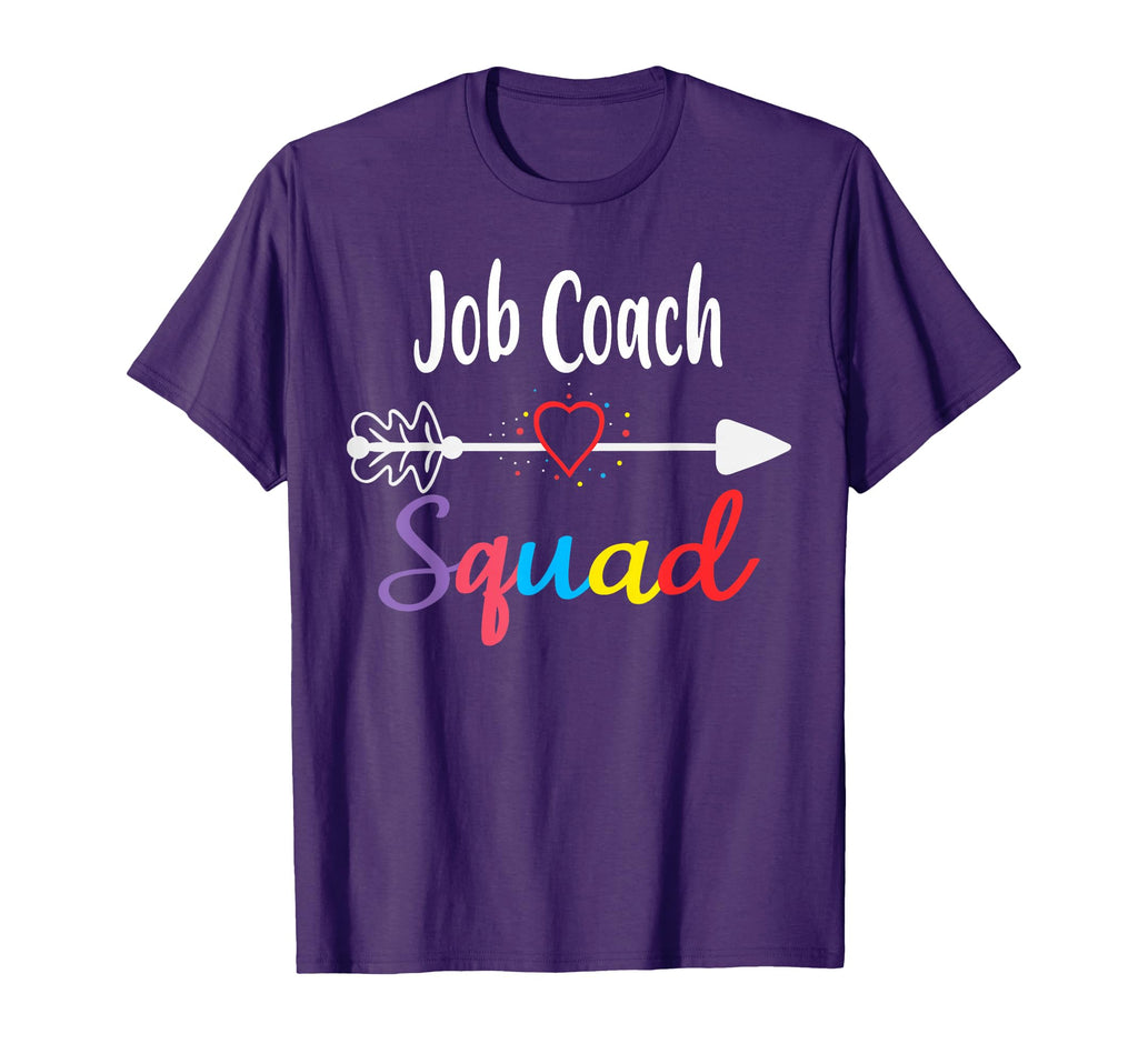 Job Coach Squad Team Funny Back To T-Shirt - Custom Art Print Unisex - T-Shirt, Sweatshirt, Hoodie