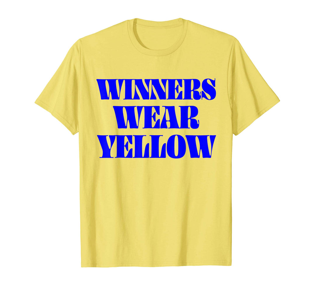 Winners Wear Yellow Team Game T-Shirt - Minimalist Print for Adults - T-Shirt, Sweatshirt, Hoodie