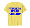 Winners Wear Yellow Team Game T-Shirt - Minimalist Print for Adults - T-Shirt, Sweatshirt, Hoodie