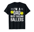 Busy Raising Ballers Softball Dad T-Shirt - Custom Art Print for Adults - T-Shirt, Sweatshirt, Hoodie