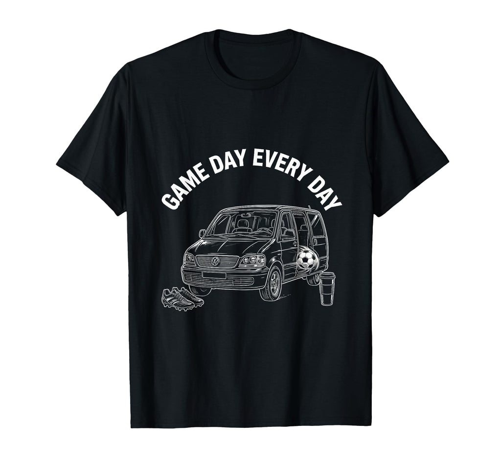 Game Day Every Day Soccer Mom T-Shirt - Custom Art Print for Adults - T-Shirt, Sweatshirt, Hoodie