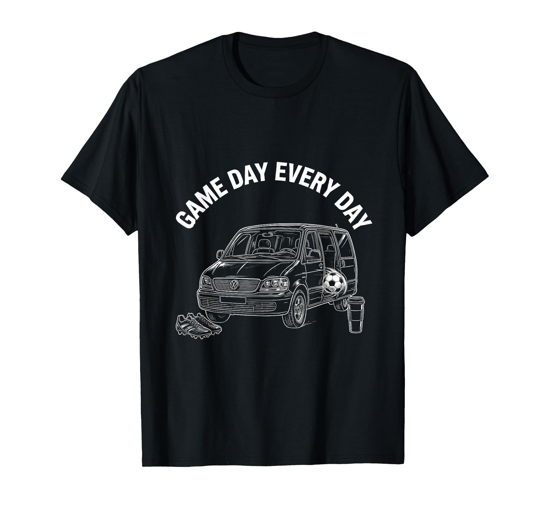 Game Day Every Day Soccer Mom T-Shirt - Custom Art Print for Adults - T-Shirt, Sweatshirt, Hoodie