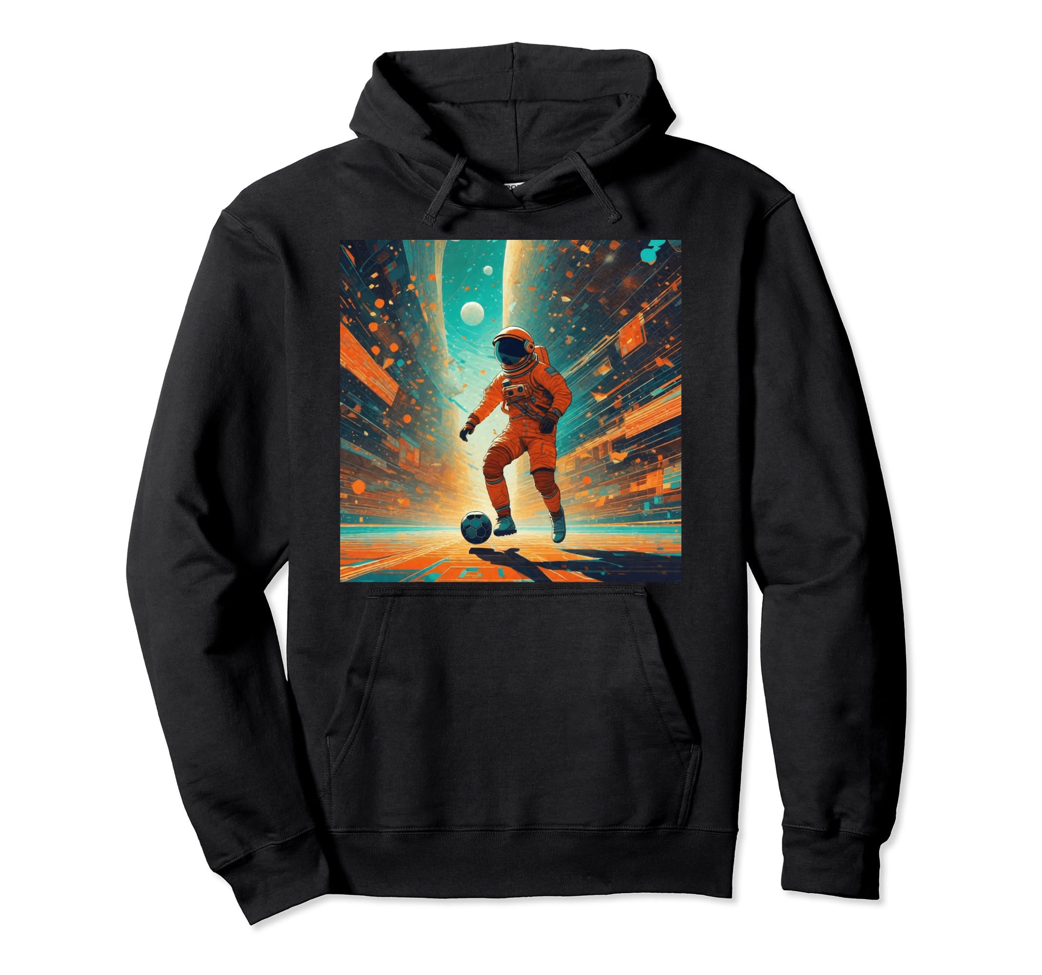 Athlete Soccer Football Sports Hoodie - Casual Everyday Wear Men Women - T-Shirt, Sweatshirt, Hoodie