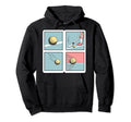 Ice Hockey Player Athlete Winter Sport Hoodie - Trendy Graphic Men Women - T-Shirt, Sweatshirt, Hoodie
