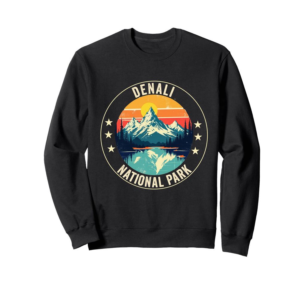 Denali National Park Souvenir Alaska Sweatshirt - Unique Graphic Unisex - T-Shirt, Sweatshirt, Hoodie
